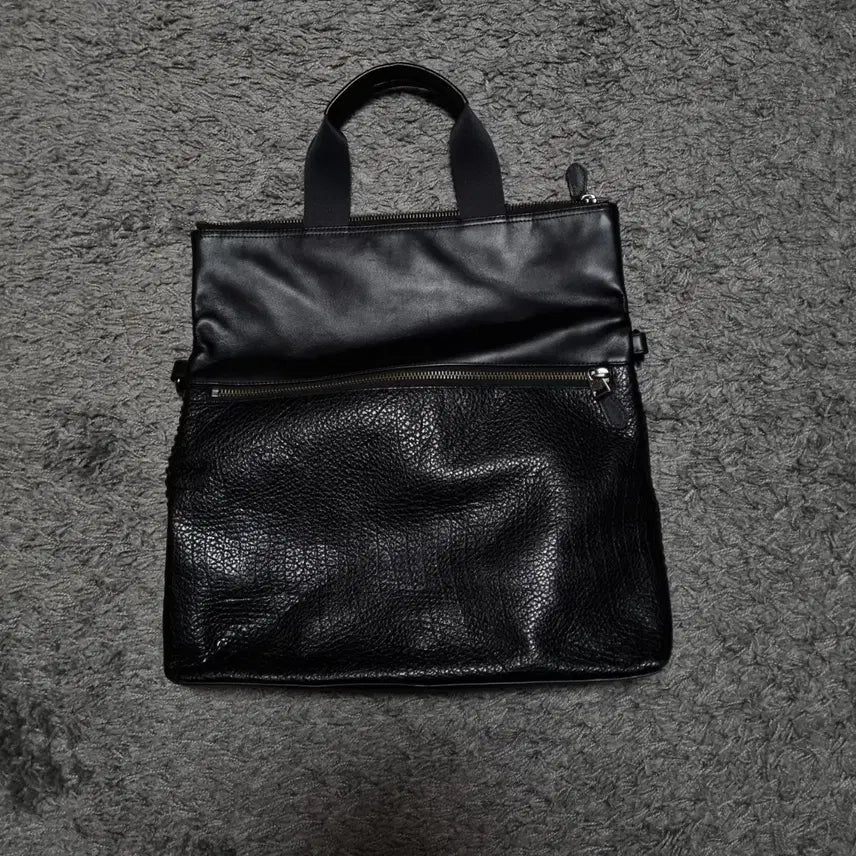 [BUNJANG] Coach 2-Way Leather Tote Bag / coach 코치 2way 토트백 크로스백 메신저백 가죽 레더 가방