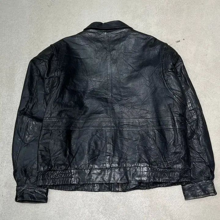 [BUNJANG] Context Leather Bomber Jacket / context 레더 봄버자켓 s10942
