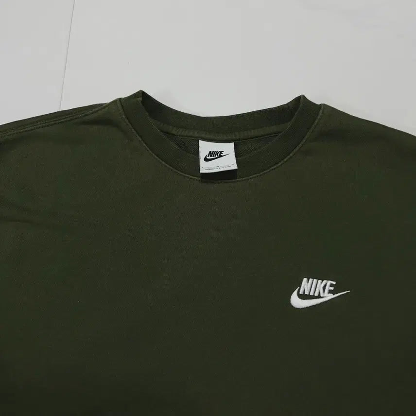 [BUNJANG] Nike Khaki Futura Sweatshirt - Size L / [정품] 나이키 카키 푸츄라 맨투맨 [ L ]