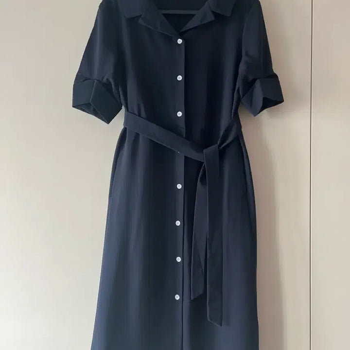 [BUNJANG] Soup Navy Summer Long Dress / Soup 숲 단정한 여름 롱 원피스 55 네이비