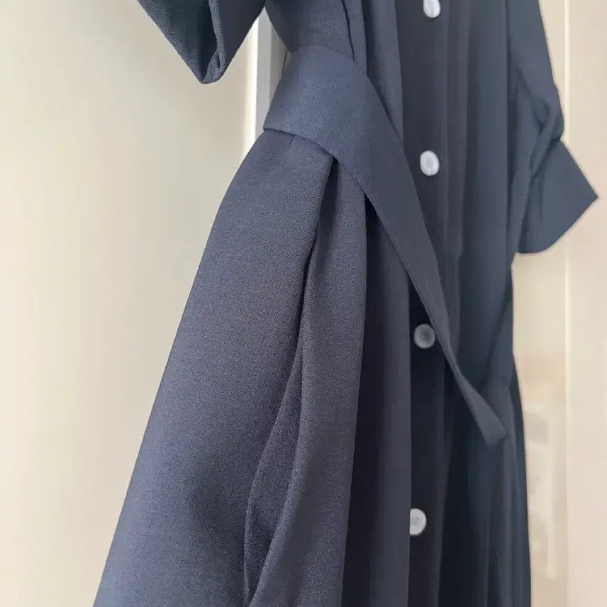 [BUNJANG] Soup Navy Summer Long Dress / Soup 숲 단정한 여름 롱 원피스 55 네이비