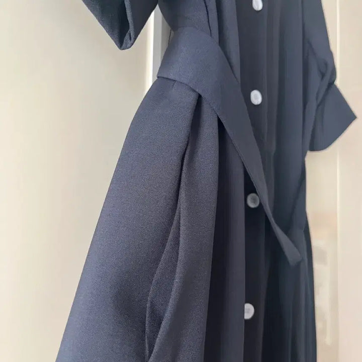 [BUNJANG] Soup Navy Summer Long Dress / Soup 숲 단정한 여름 롱 원피스 55 네이비