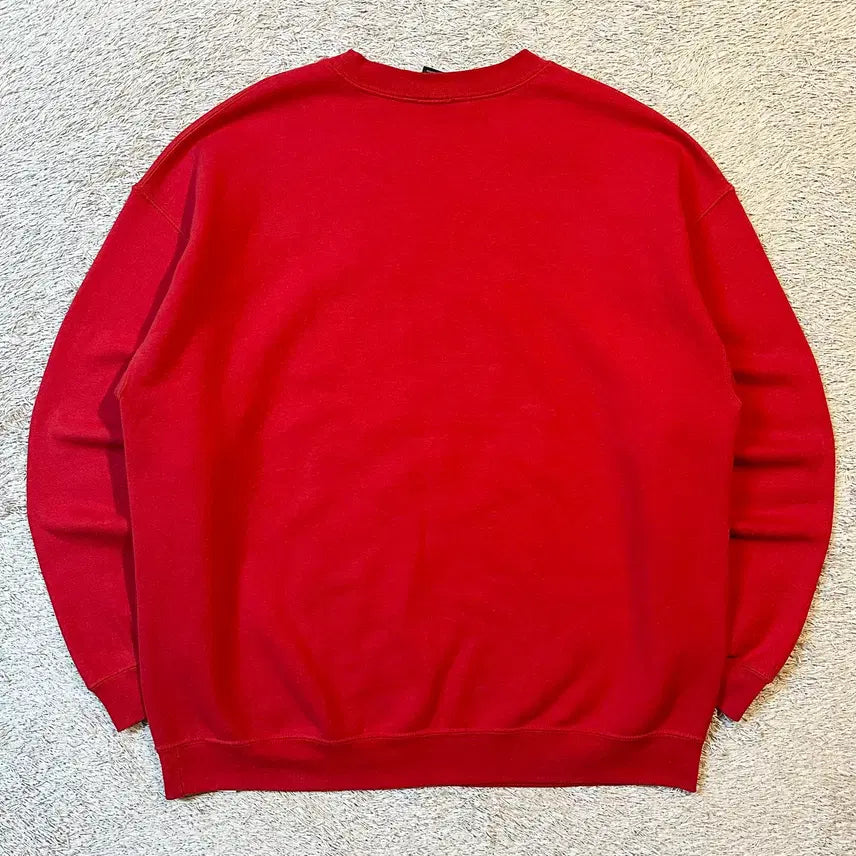 [BUNJANG] OBEY Spellout Box Logo Sweatshirt Red XL / [XL] 오베이 OBEY 스펠아웃 박스로고 맨투맨 레드