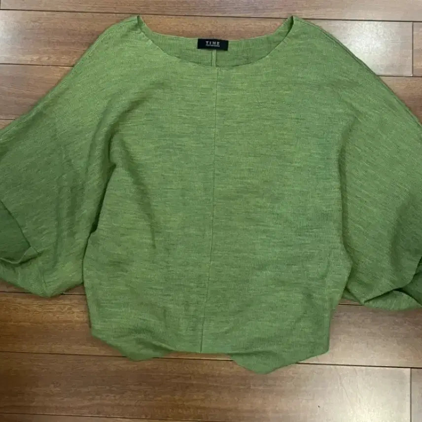 [BUNJANG] Time (by Hansemm) Short Sleeve Knit Blouse / 한섬 타임 반팔니트 블라우스
