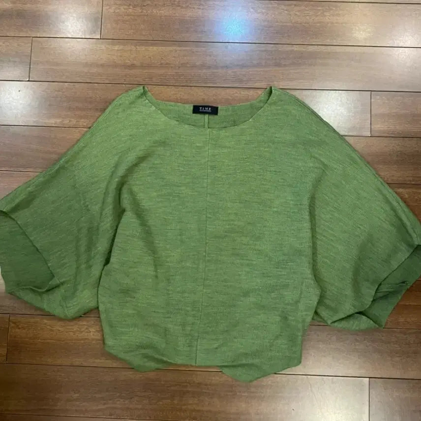 [BUNJANG] Time (by Hansemm) Short Sleeve Knit Blouse / 한섬 타임 반팔니트 블라우스