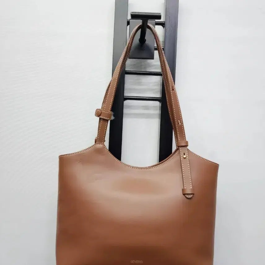 [BUNJANG] Demelielle 90Veneta Tan Brown Leather Tote Bag / 드메리엘 90Veneta Tan brown 소가죽토트백
