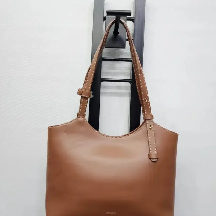 [BUNJANG] Demelielle 90Veneta Tan Brown Leather Tote Bag / 드메리엘 90Veneta Tan brown 소가죽토트백