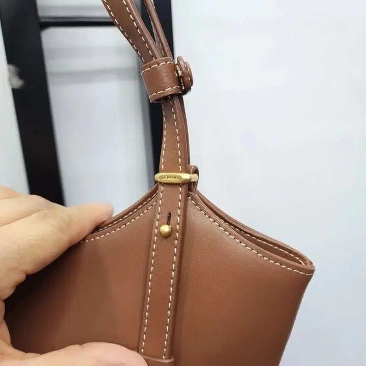[BUNJANG] Demelielle 90Veneta Tan Brown Leather Tote Bag / 드메리엘 90Veneta Tan brown 소가죽토트백