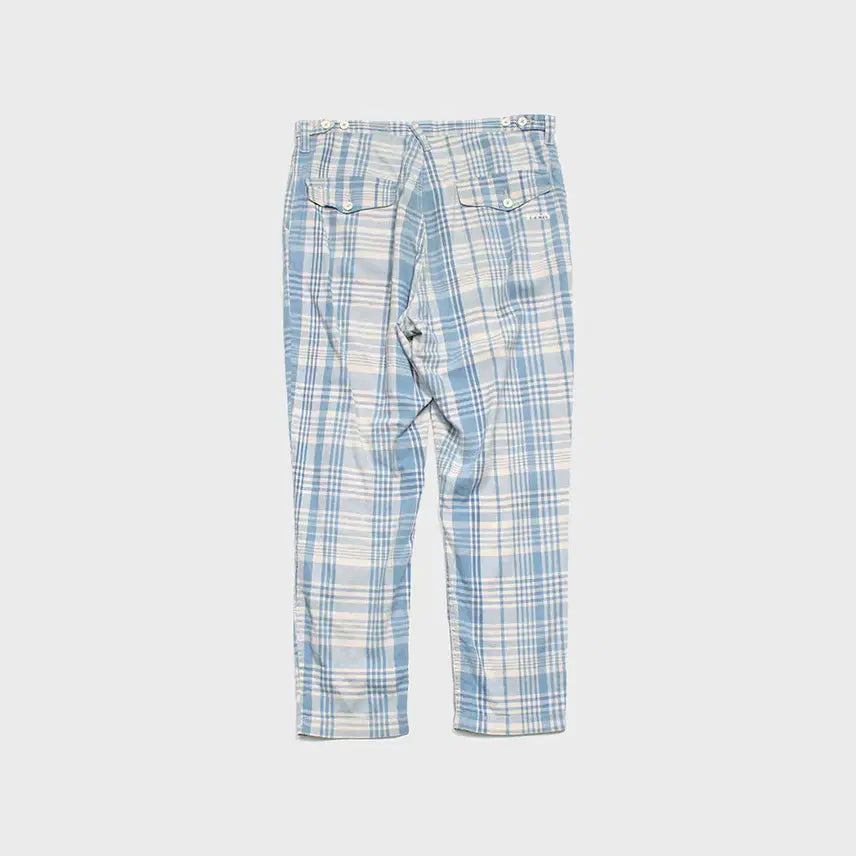 [BUNJANG] Porter Classic Check Pants Cotton Linen Blend / PORTER CLASSIC 팬츠