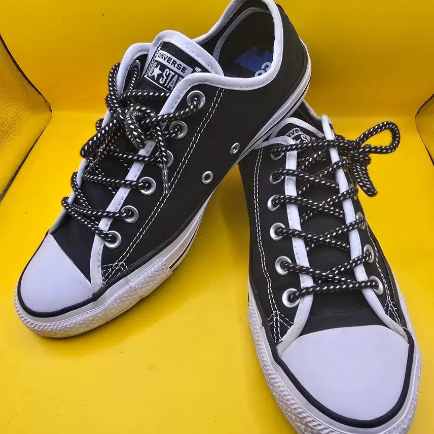 [BUNJANG] Converse All Star Low Black Shoes / 컨버스 올스타 로우 블랙 260