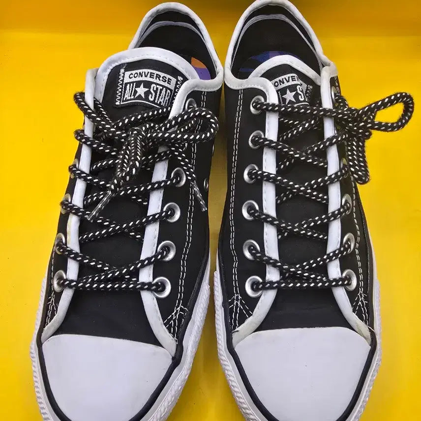 [BUNJANG] Converse All Star Low Black Shoes / 컨버스 올스타 로우 블랙 260