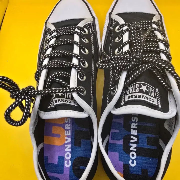 [BUNJANG] Converse All Star Low Black Shoes / 컨버스 올스타 로우 블랙 260