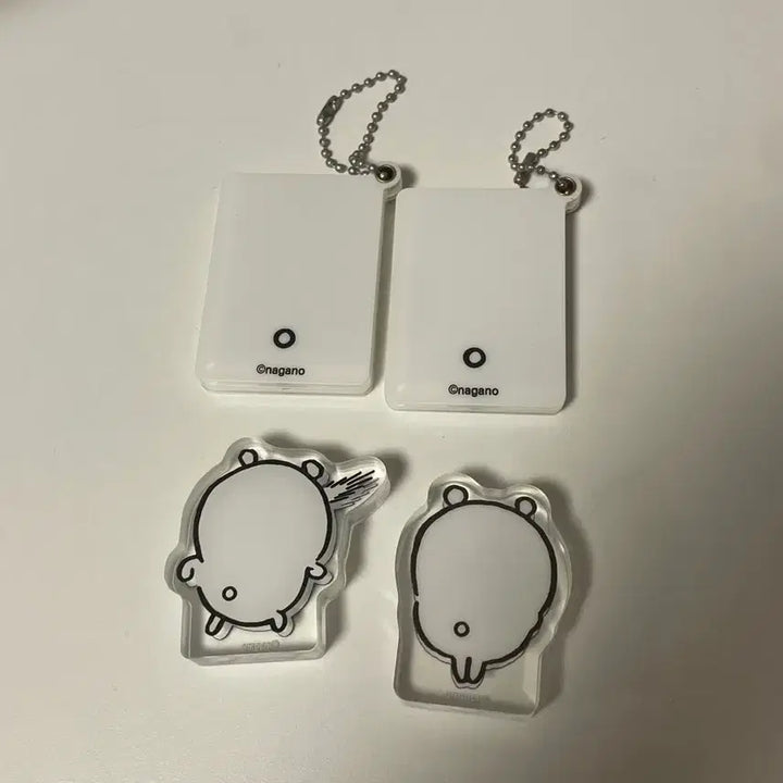 [BUNJANG] Nongdamgom Damgomi Mini Photo Acrylic Keyring / 농담곰 담곰이 증사 아크릴 키링 증명사진 보관함