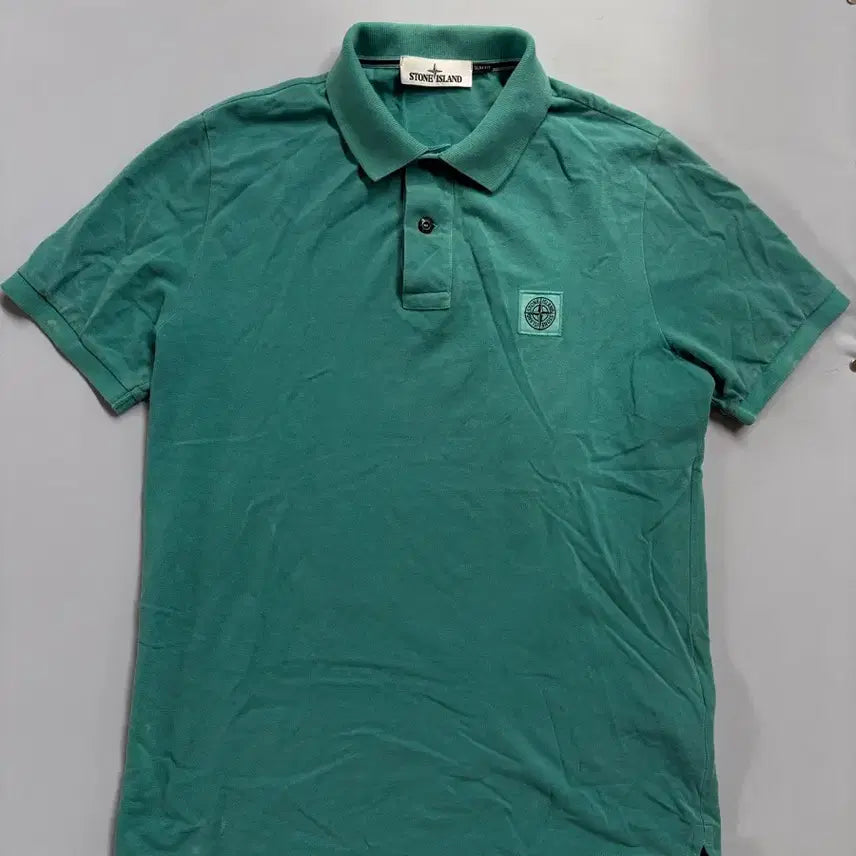 [BUNJANG] Stone Island Collar T-Shirt / 스톤아일랜드 카라 티셔츠