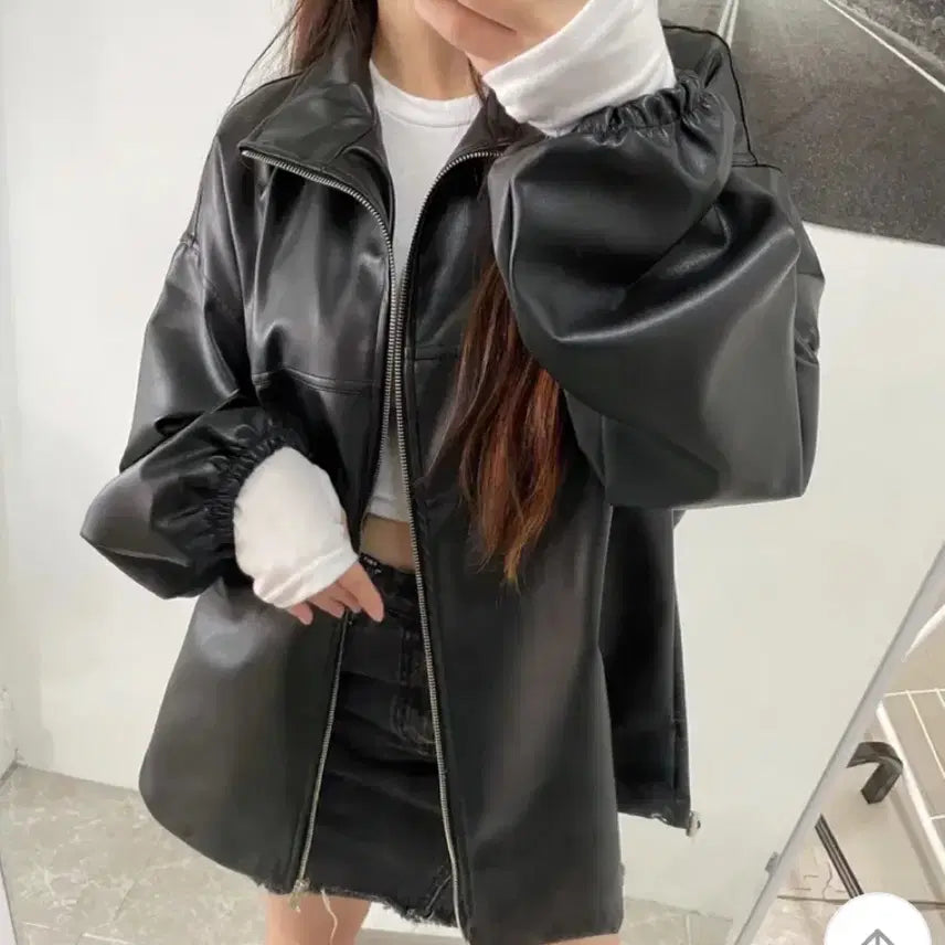 [BUNJANG] Leather Rider Jacket / 러이더자켓