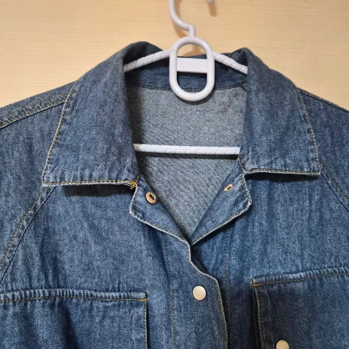 [BUNJANG] Blue Denim Shirt Loose Fit / 청 데님 셔츠 남방 루즈핏