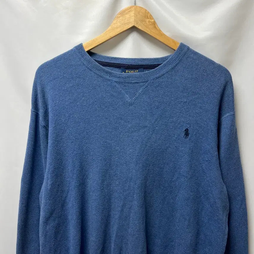 [BUNJANG] Polo Ralph Lauren Blue Knit L / [정품/L] 폴로 랄프로렌 블루 연파랑 니트