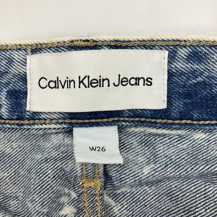 [BUNJANG] Calvin Klein Denim Mini Skirt / 캘빈클라인 데님 미니스커트 CK진청 스커트