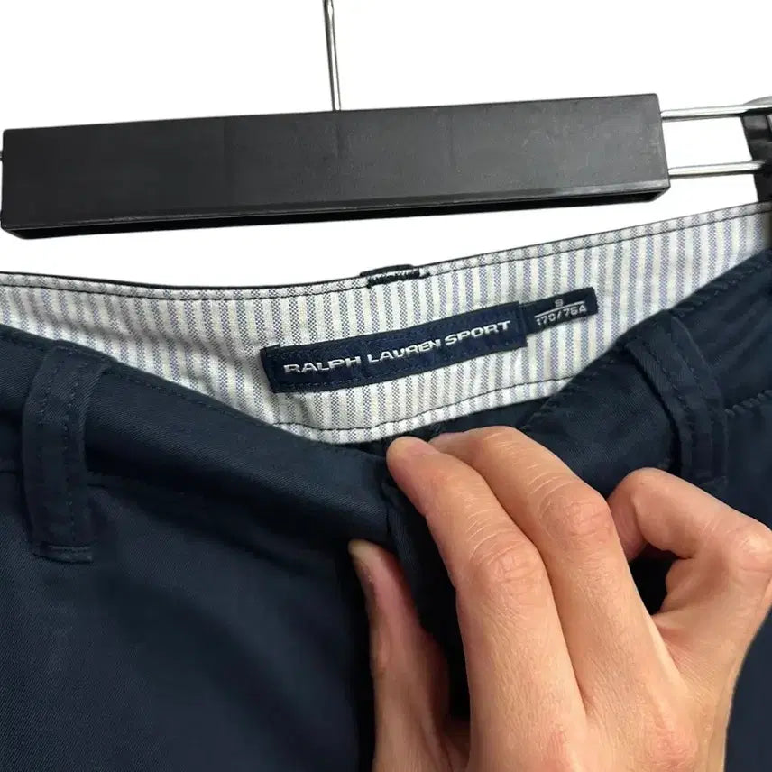[BUNJANG] Ralph Lauren Sport Navy Cotton Chino Pants / 랄프로렌 스포츠 네이비 코튼치노팬츠