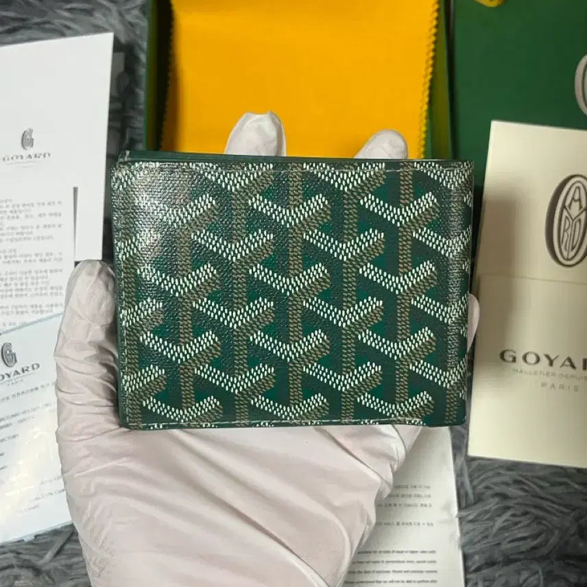 [BUNJANG] Goyard Victorie Wallet Green / [풀구성]고야드 빅투아르 반지갑 그린