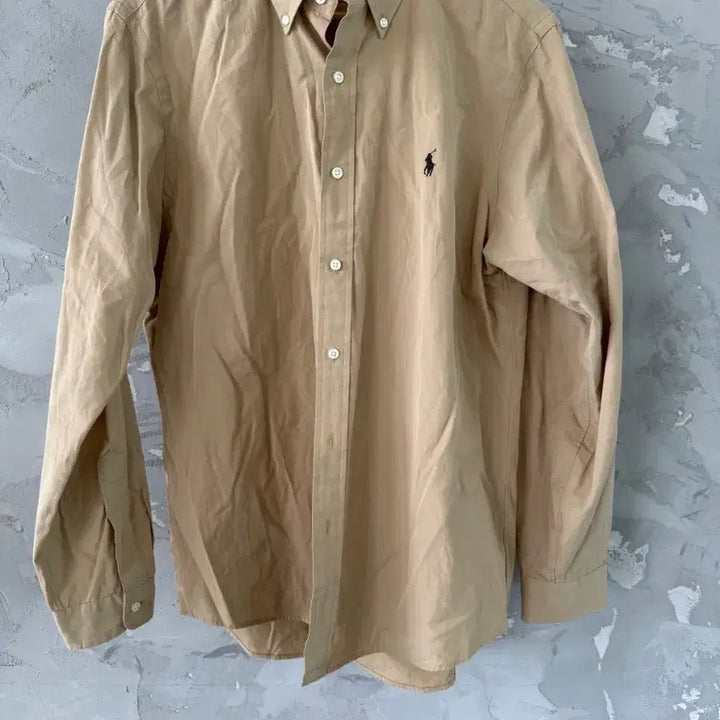 [SOLD OUT] 폴로 랄프로렌 클래식핏 셔츠 베이지 색상 M 사이즈