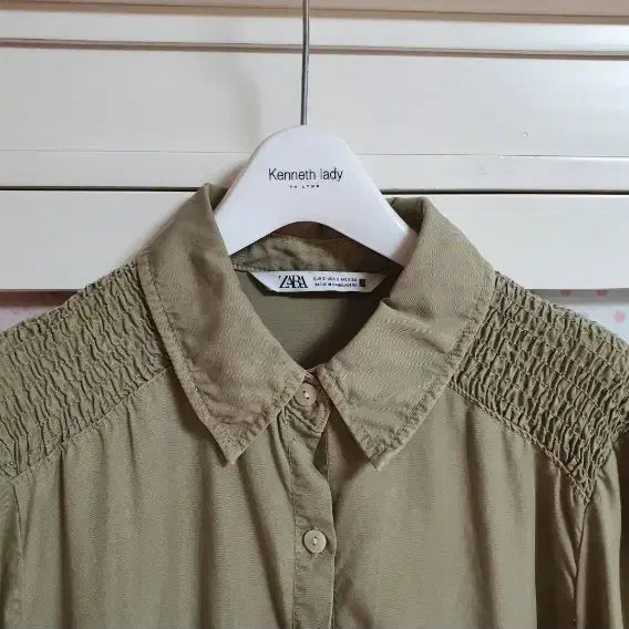 [BUNJANG] Zara Midi Dress Khaki / 자라 원피스/55