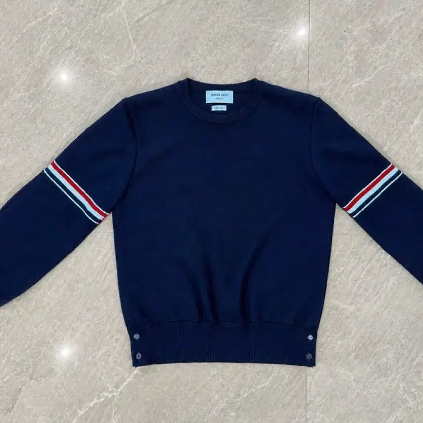 [BUNJANG] Thom Browne Armband Crewneck Sweater Size 1 / [1] 톰브라운 암밴드 니트 판매합니다