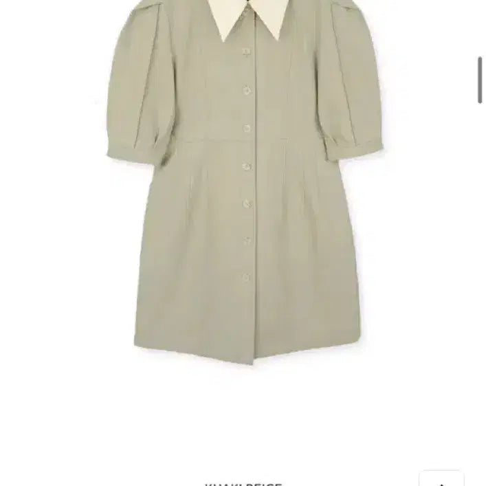 [BUNJANG] Grove 21ss Mini Dress Khaki Beige S / 그로브 원피스 (21ss nnuve mini ops 카키베이지 s)