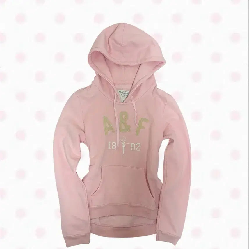 [BUNJANG] Abercrombie Strawberry Vanilla Pink Hoodie / 아베크롬비 딸기 바닐라 핑크 후드티