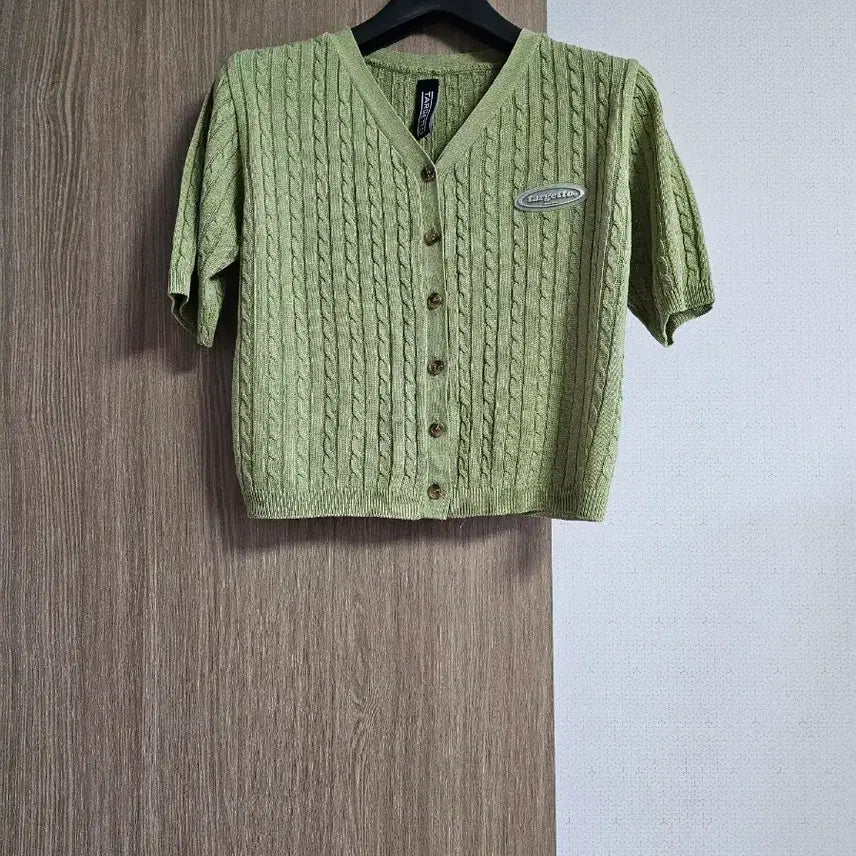 [SOLD OUT] 타게토 케이블 반팔 니트 가디건