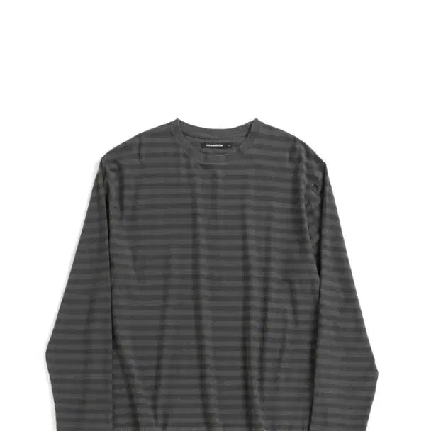 [BUNJANG] HAECHIN ROOM VTG Stripe Dyed Tee Grey / [4] 해칭룸 VTG Stripe Tee Dyed Grey