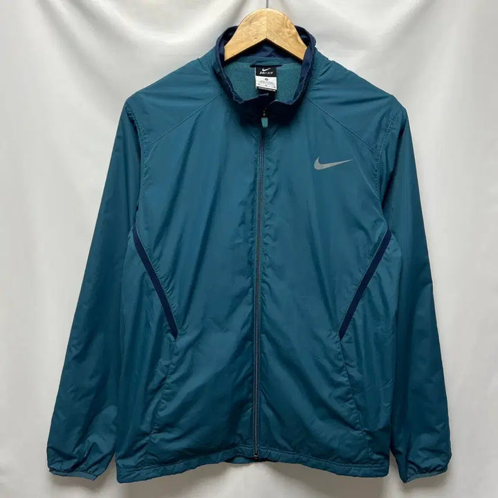 [BUNJANG] Nike Swoosh Dri-FIT Running Windbreaker Blue - Size M / [정품/M] 나이키 스우시 드라이핏 런닝 청색 바람막이