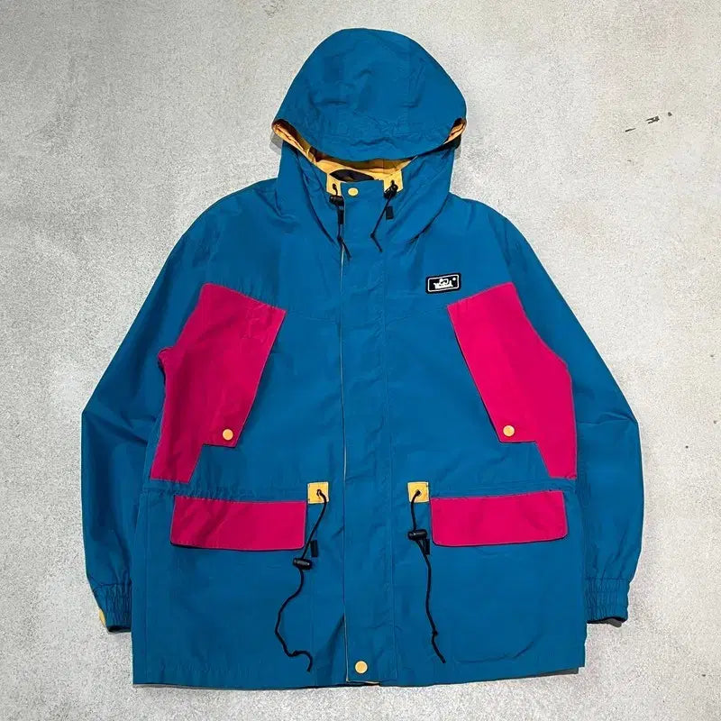 [BUNJANG] Woolrich Color-Block Windbreaker Jacket / 울리치 배색 바람막이 s10943