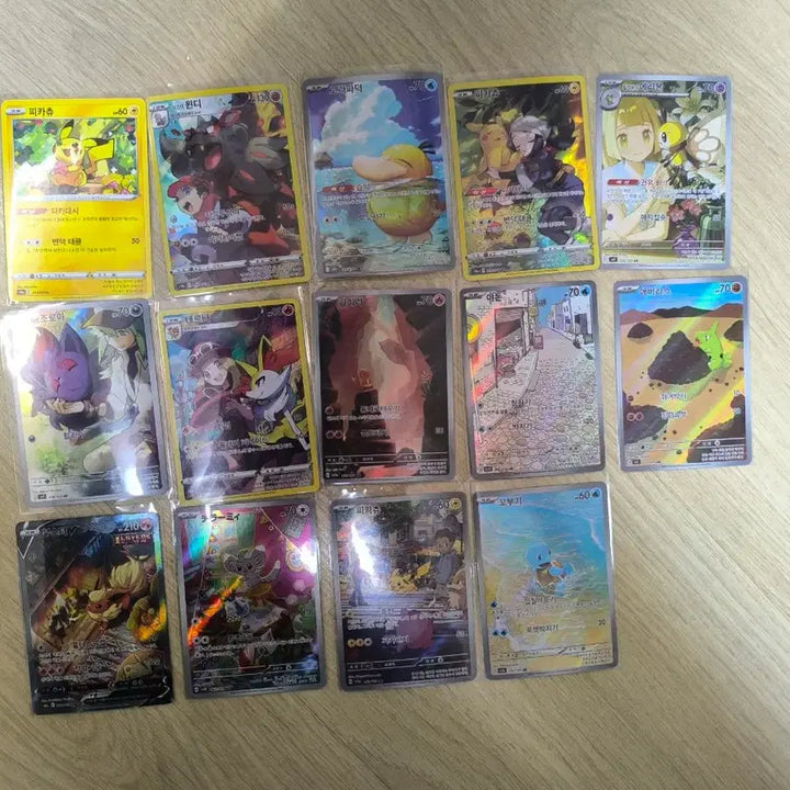 [BUNJANG] Pikachu 151 AR, Booster V Special Edition, Charmander AR, Rare Bundle Set / 피카츄 151 AR, 부스터v 특일, 파이리 AR 등  레어 일괄 판매