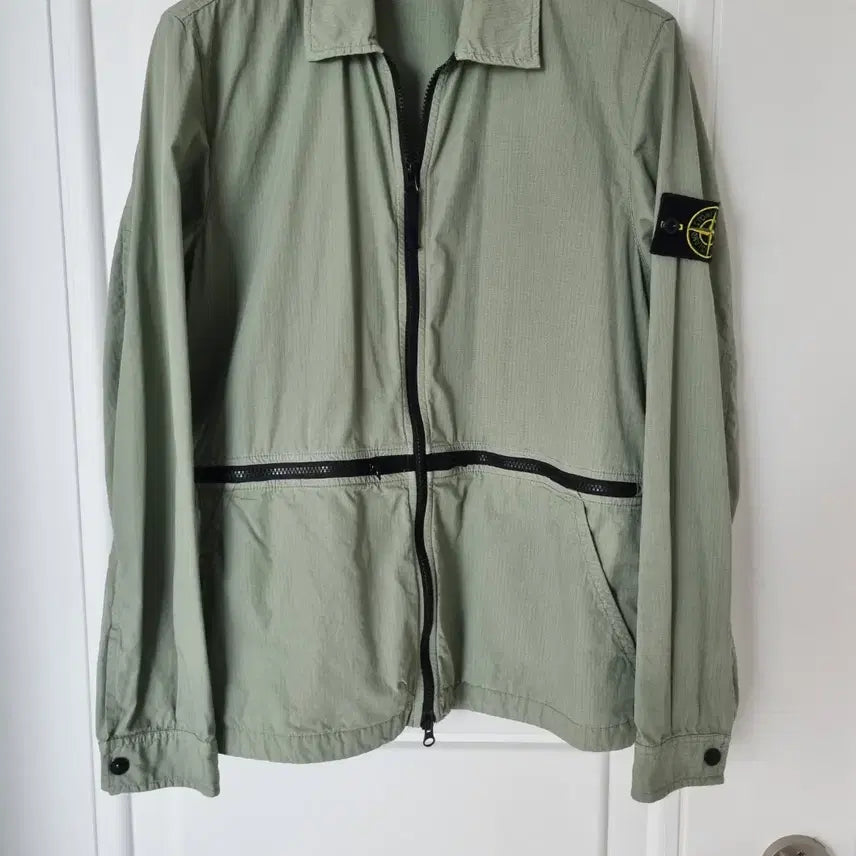 [SOLD OUT] 백화점판 스톤아일랜드 십자가 오버셔츠 십자군 셔츠 자켓 m