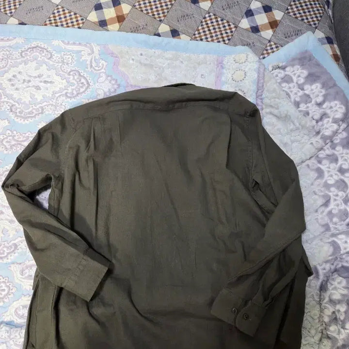 [BUNJANG] Union Blue BDU Linen Shirt Olive (M) / (M) 유니온블루 BDU 린넨 셔츠 올리브