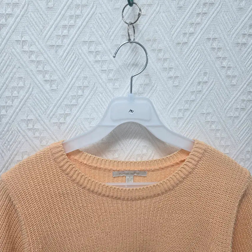 [BUNJANG] Plastic Island Knit Short Sleeve Top Size S / D191 플라스틱아일랜드 니트 반팔 S