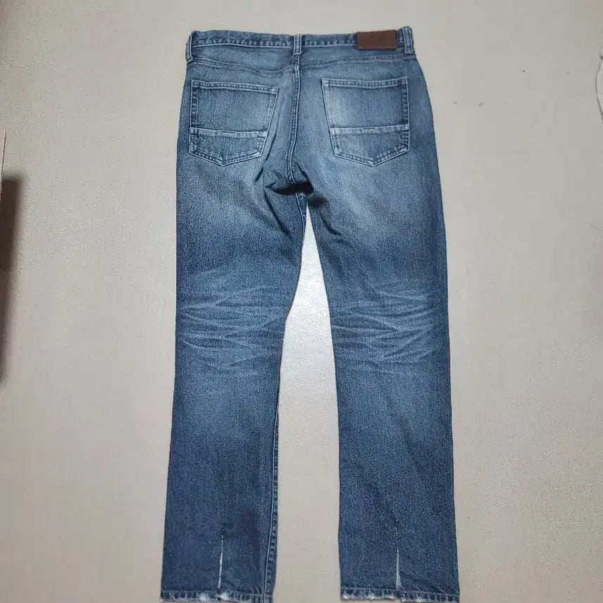 [BUNJANG] Vintage Washed Denim Flare Jeans / 빈티지 워싱 데님 플레어진