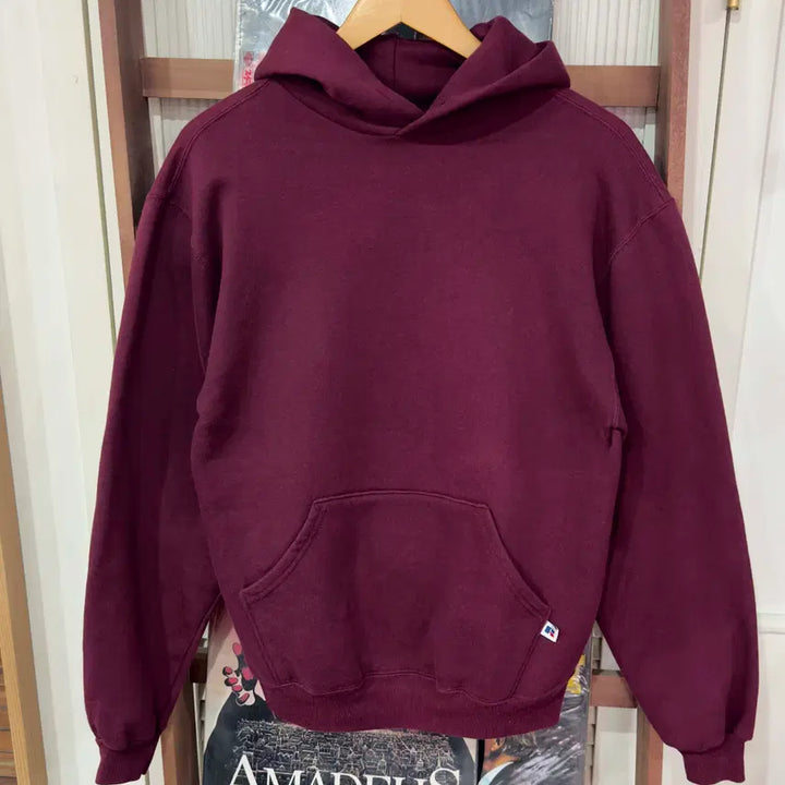 [BUNJANG] 90s Russell Athletic Blank Sweat Hoodie USA Made / 90s 러셀 에슬레틱 블랭크 스웻후드 USA