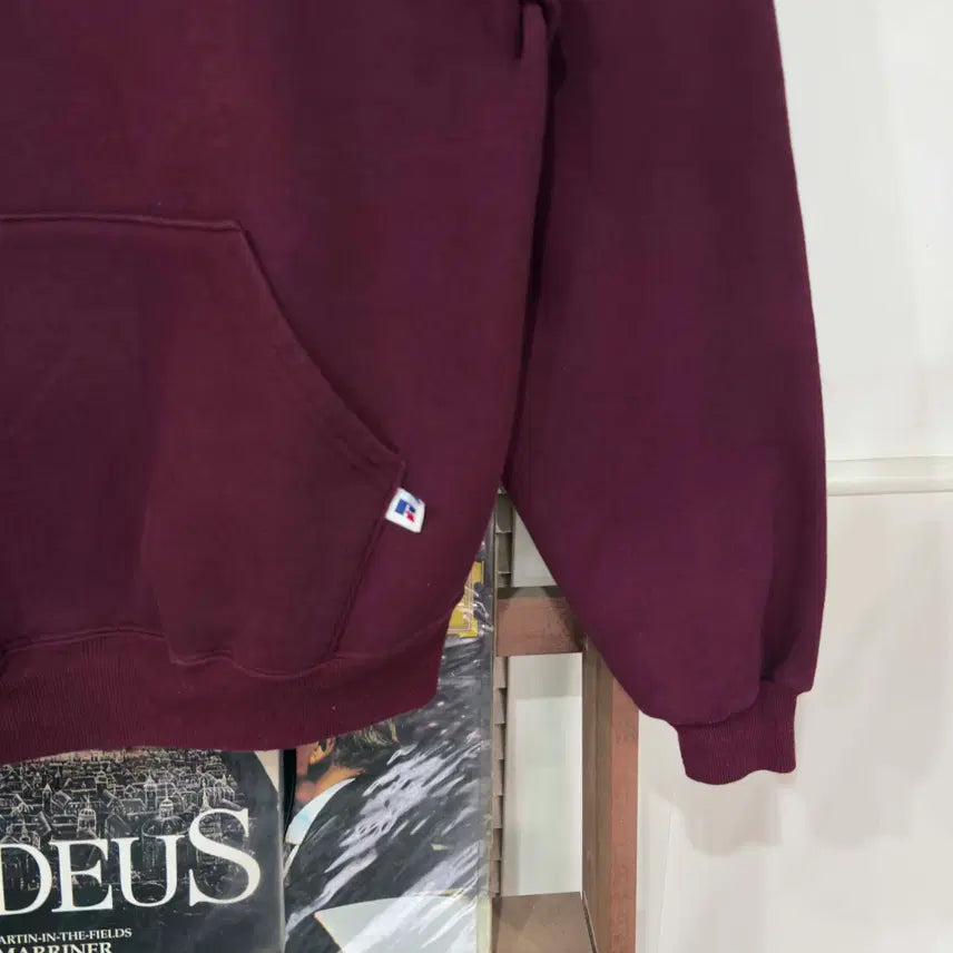 [BUNJANG] 90s Russell Athletic Blank Sweat Hoodie USA Made / 90s 러셀 에슬레틱 블랭크 스웻후드 USA