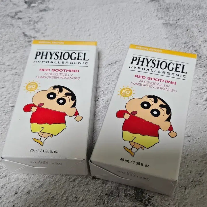 [BUNJANG] Physiogel Crayon Shin-chan Red Soothing AI Sensitive UV Sunscreen Advanced SPF50+ PA++++ / 피지오겔 짱구 레드수딩 AI 센서티브 UV 선스크린 어드밴스드