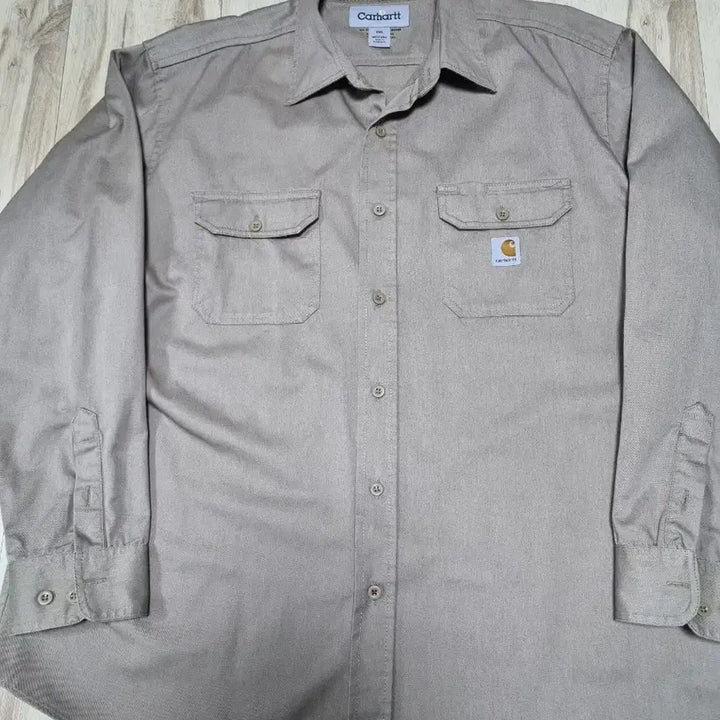 [BUNJANG] Carhartt Two Pocket Brown Work Shirt XXL / 칼하트 투포켓 브라운 워크셔츠 XXL