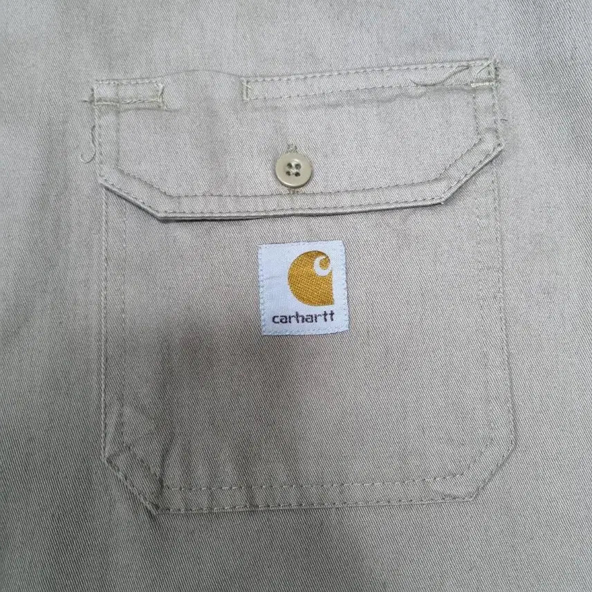 [BUNJANG] Carhartt Two Pocket Brown Work Shirt XXL / 칼하트 투포켓 브라운 워크셔츠 XXL