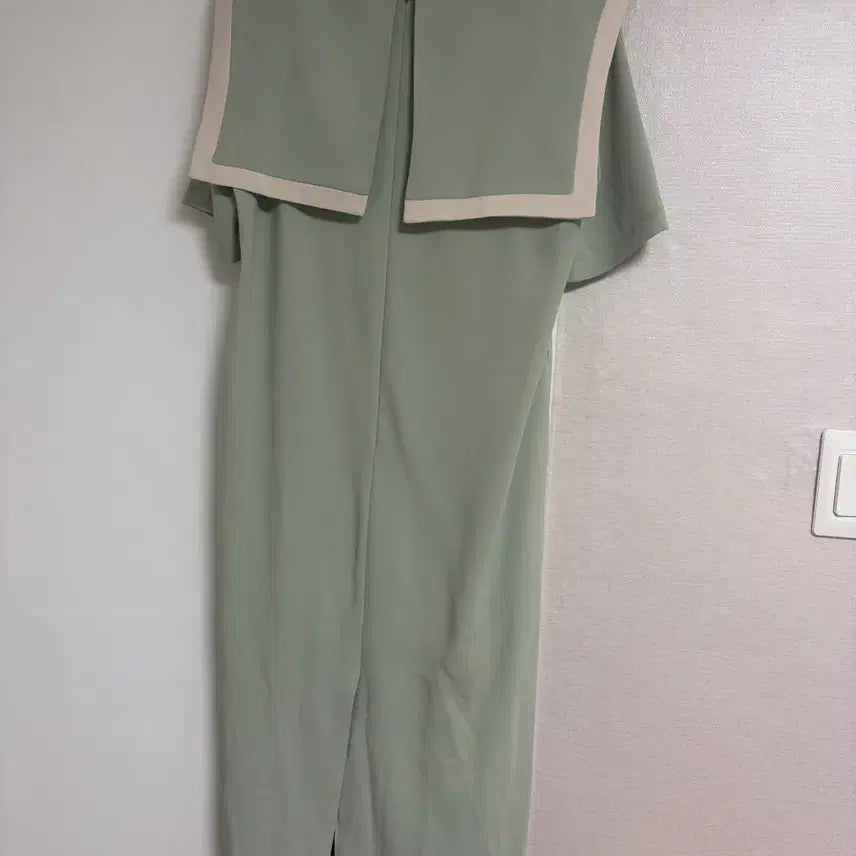 [BUNJANG] Mint Long Dress Size 66 / 마린 민트 롱원피스 66싸이즈