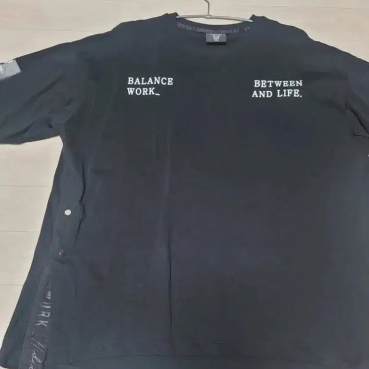 [BUNJANG] Life Work Black Short Sleeve T-Shirt / 라이프워크 블랙 반팔 티셔츠 FREE  상태좋아요