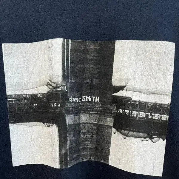 [BUNJANG] Supreme 19AW Bridge Short Sleeve T-Shirt Navy L / 슈프림 19AW 브릿지 반팔 티셔츠 네이비 L