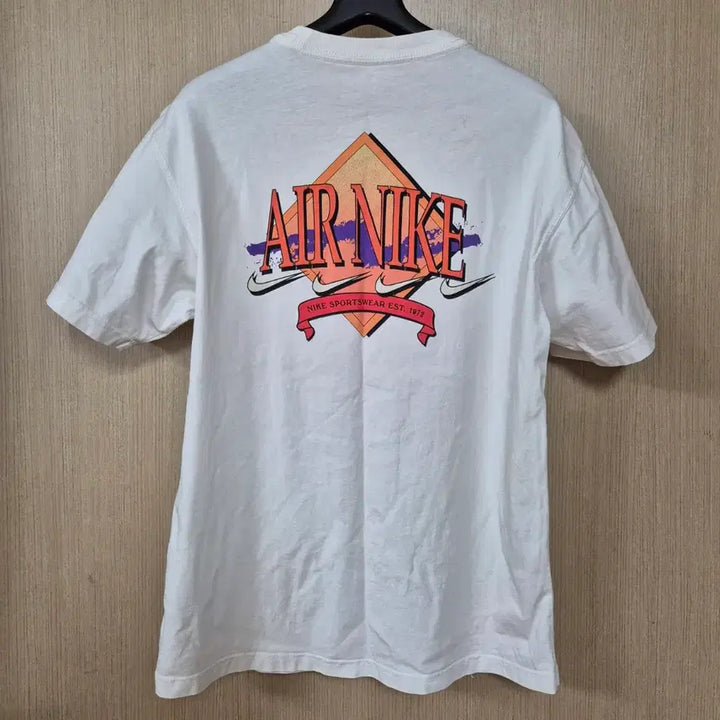 [BUNJANG] Nike Air Logo Short Sleeve T-Shirt White / [S]나이키 에어 반팔 티셔츠