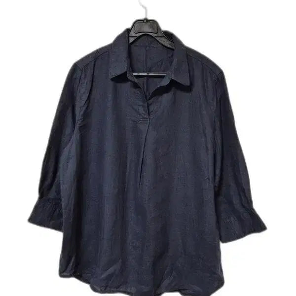 [BUNJANG] Celeb Shop 100% Linen Oversized Summer T-Shirt / 셀렙샵 아마100 정품 오버핏 여자 여름용 여성 린넨반팔티셔츠90