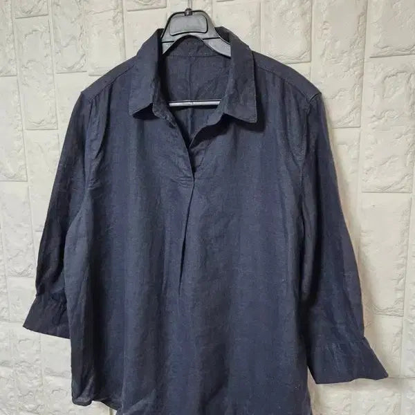 [BUNJANG] Celeb Shop 100% Linen Oversized Summer T-Shirt / 셀렙샵 아마100 정품 오버핏 여자 여름용 여성 린넨반팔티셔츠90