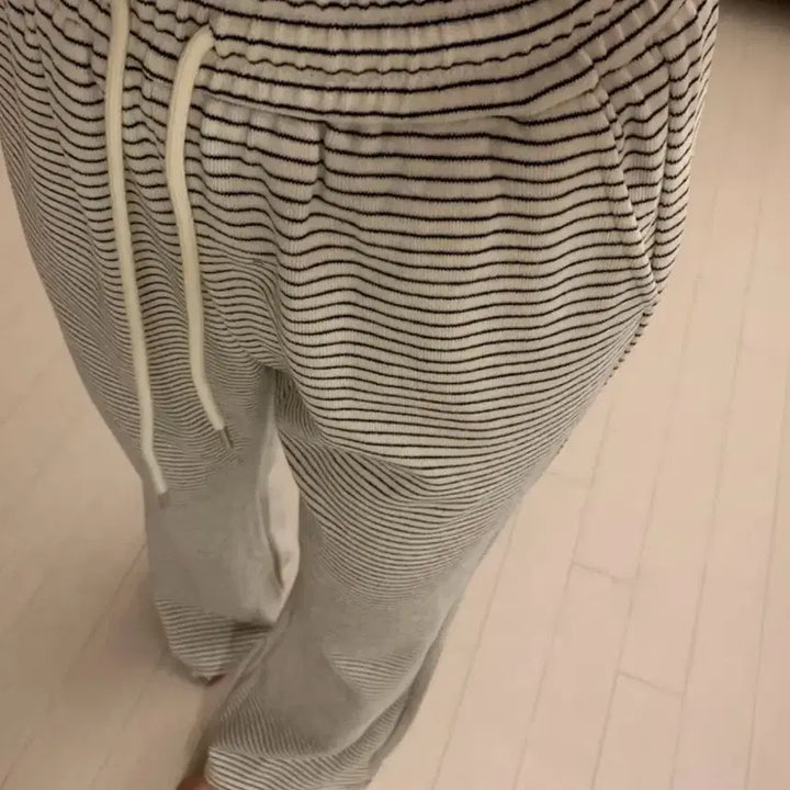[BUNJANG] Striped Banding Pants / 스트라이프 밴딩 팬츠 바지